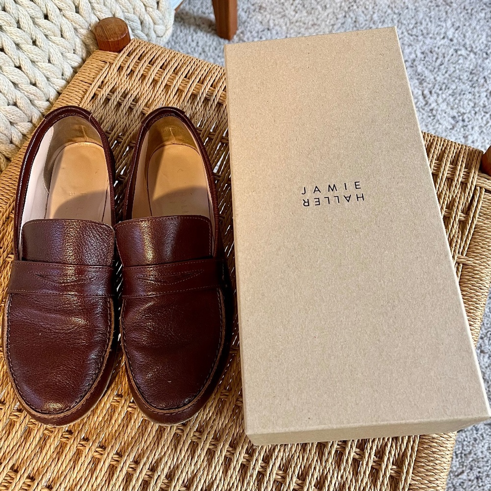 Jamie Haller Oxblood Loafer